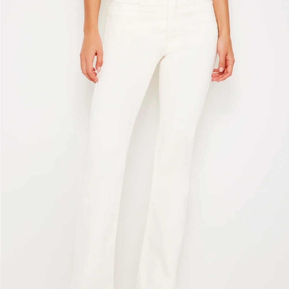 White Flared Pants